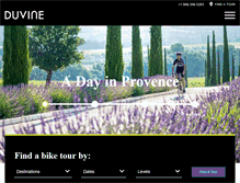 Tablet Screenshot of duvine.com